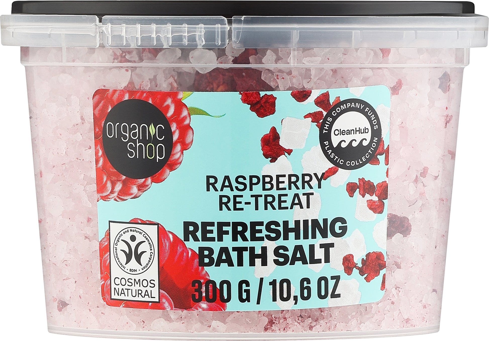 Organic Shop Raspberry Re-Treat Refreshing Bath Salt 300 gram