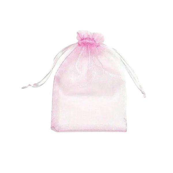 Organza Zakje Roze – 7 x 9,5 cm – Per Stuk - Medase
