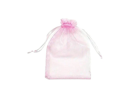 Organza Zakje Roze – 7 x 9,5 cm – Per Stuk - Medase