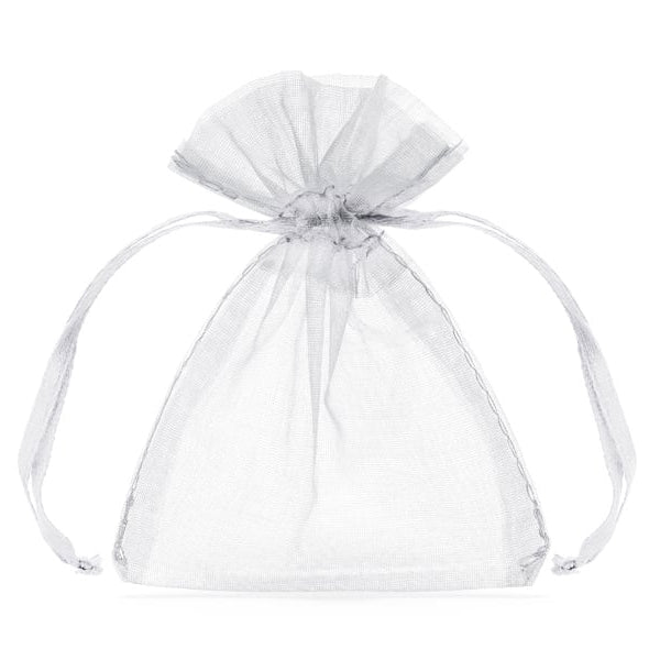 Organza Zakje Wit – 9 x 12 cm – Per Stuk - Medase