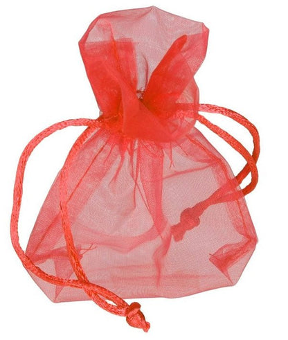 Organza Zakjes 9x15 cm – Blauw, Paars, Rood of Grijs - Medase