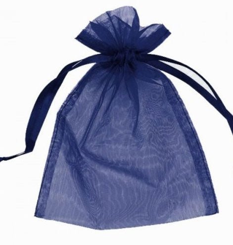 Organza Zakjes 9x15 cm – Blauw, Paars, Rood of Grijs - Medase