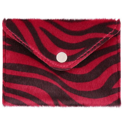 Pasjes portemonnee zebra - Rood - Medase