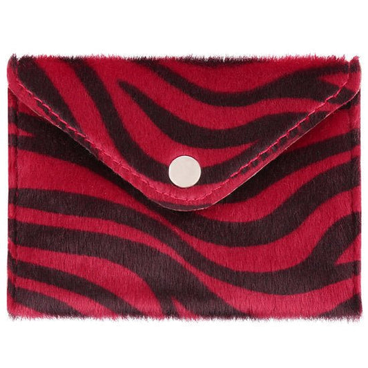 Pasjes portemonnee zebra - Rood - Medase