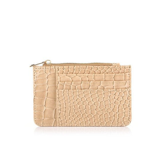 Pasjeshouder croco - Beige - Medase