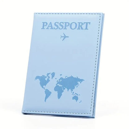 Paspoort hoesje basic - Blauw - Medase