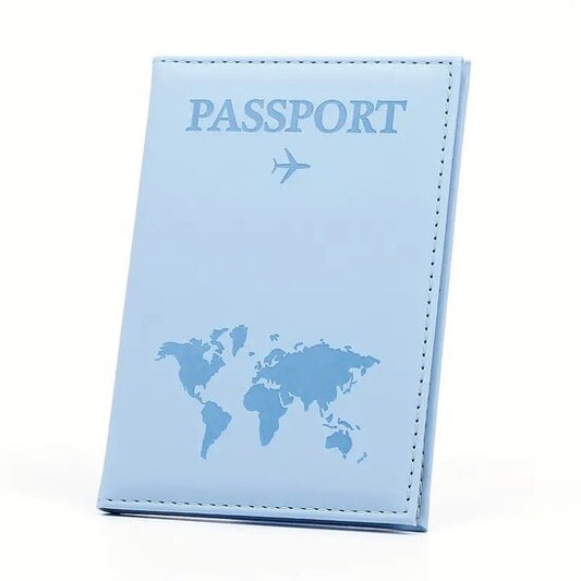 Paspoort hoesje basic - Blauw - Medase