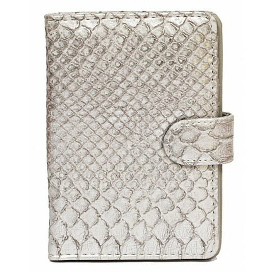 Paspoort hoesje croco - Zilver - Medase