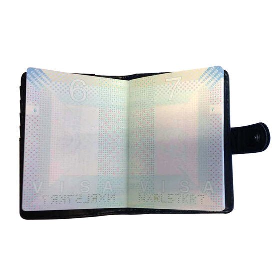 Paspoort hoesje croco - Zwart - Medase