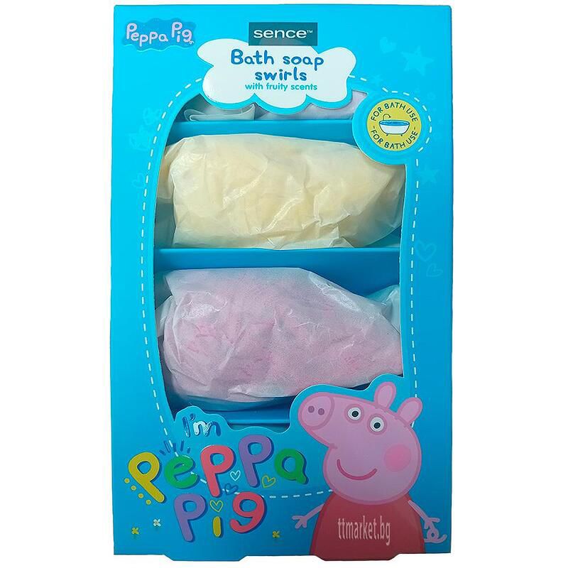 Peppa Pig Bath Soap Swirls - Sence Badzeep Fruitige Geur 4 - delig - Medase