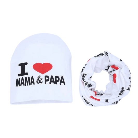 Peuter setje - Love white - Medase