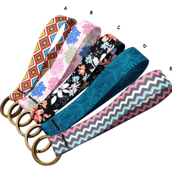 Polsbandje Sleutelhanger - Wrist Keychain 15cm Diverse Designs - Medase