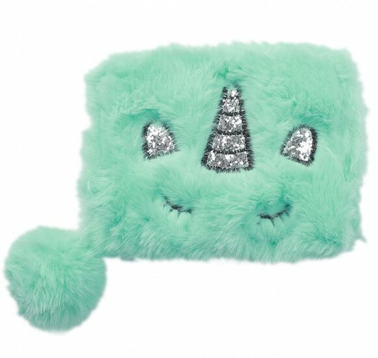 Portemonnee fluffy unicorn - Groen - Medase