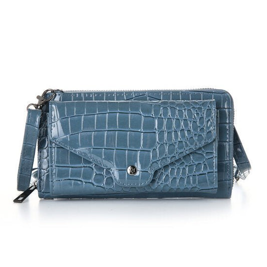 Portemonnee/clutch snake - Blauw - Medase