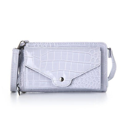 Portemonnee/clutch snake - lila - Medase