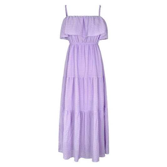 Purple boho dress - Maat L - Medase