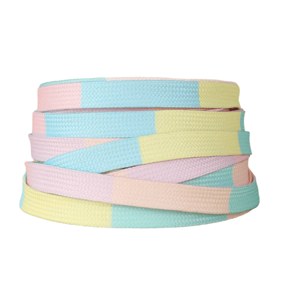 Regenboog veters pastel - Medase