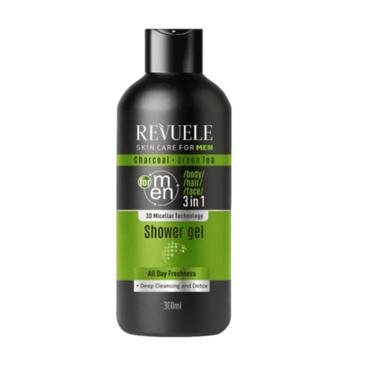 Revuele Charcoal & Green Tea 3in1 Shower Gel - Medase