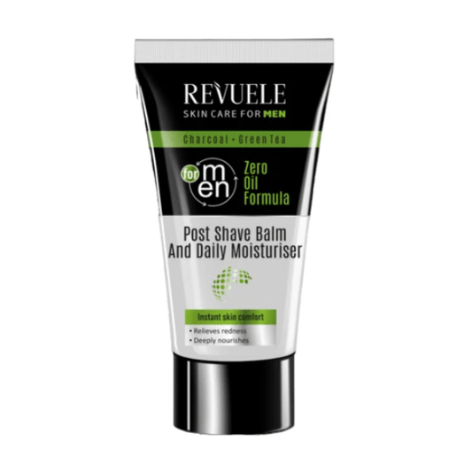 Revuele Charcoal & Green Tea Post Shave Balm and Daily Moisturiser. - Medase