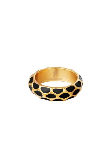 Ring giraf - Goud/Zwart - MT 16 - Medase