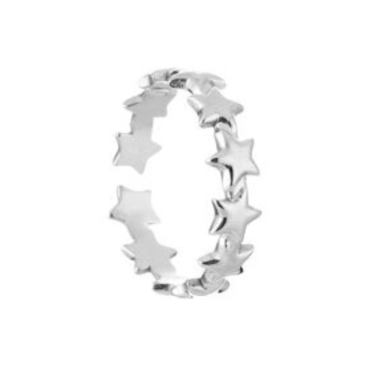Ring stars - zilver - Medase