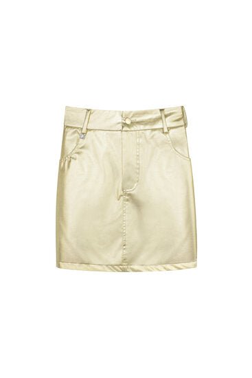 Rokje metallic - Goud mt S - Medase