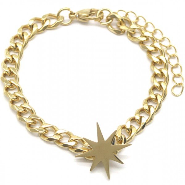 RVS Armband met Ster – Goud of Zilver | Verstelbaar 16,5 cm - Medase