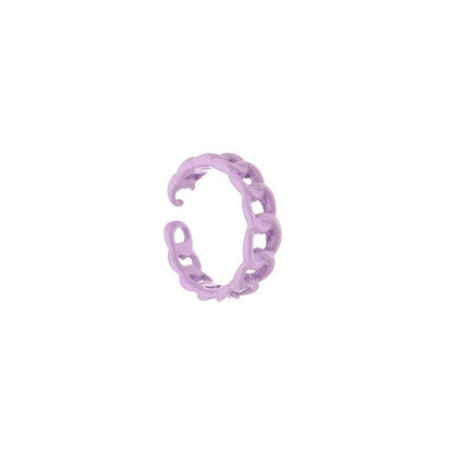 Schakel ring - Paars - Medase