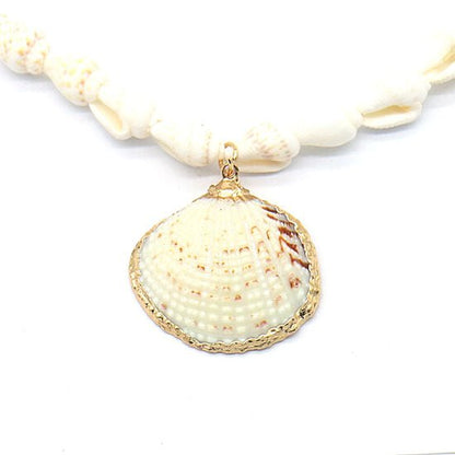 Schelp ketting met hanger - Medase