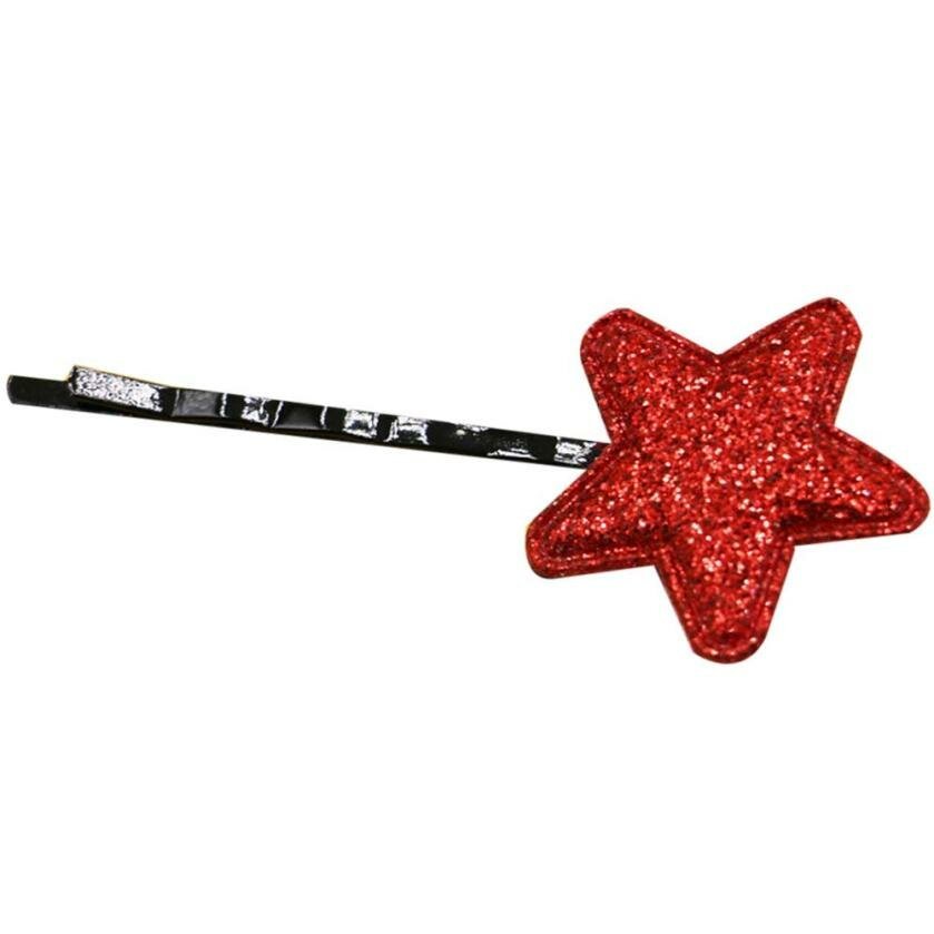 Schuifspeldjes glitter ster - Div kleuren - Medase