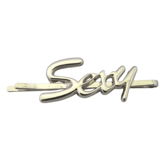 Schuifspeldjes sexy - Zilver - Medase