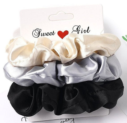 Scrunchie glanzend (satijn) keuze uit 4 kleuren - Medase