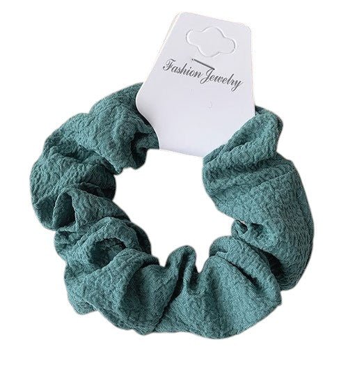 Scrunchie - kreukel effect - Petrol - Medase