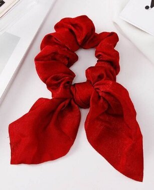 Scrunchie met strik - Div kleuren - Medase