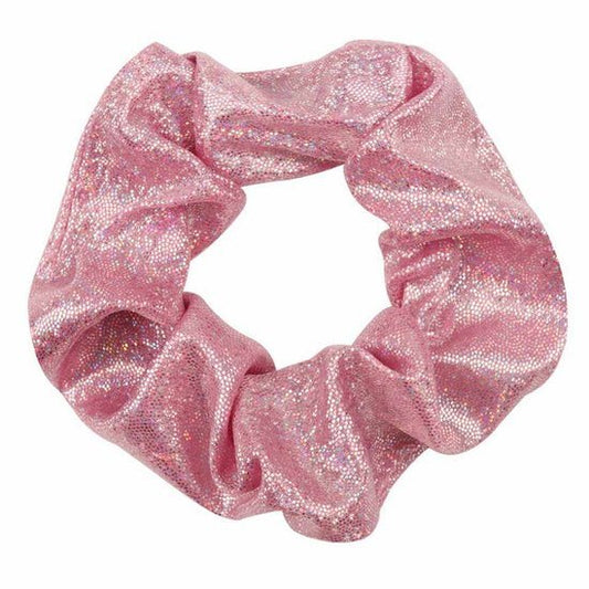 Scrunchie metallic glitter - Roze - Medase