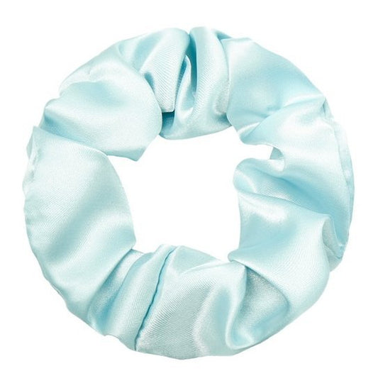 Scrunchie satijn - Grijsblauw - Medase