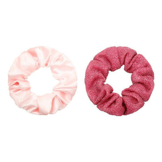 Scrunchie set glitter - Roze - Medase