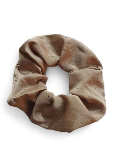 Scrunchie strass - Beige - Medase