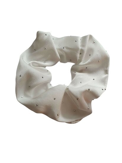 Scrunchie strass - Wit - Medase