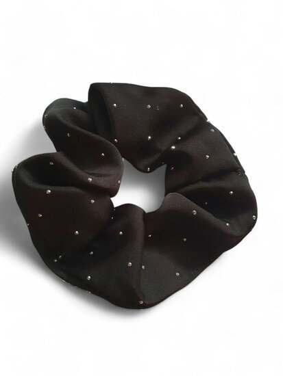 Scrunchie strass - Zwart - Medase