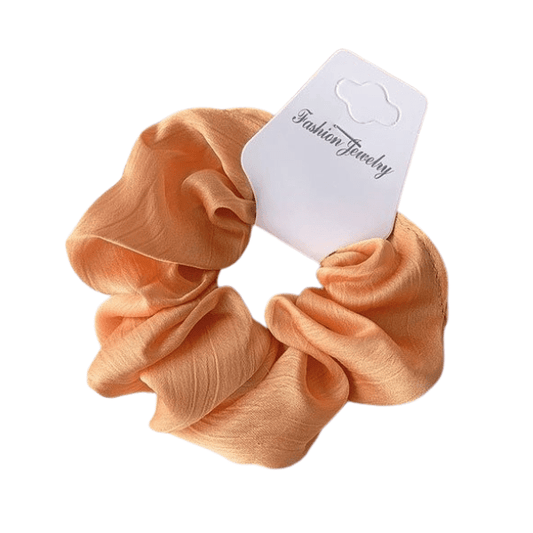 Scrunchie - streep effect - Oranje - Medase