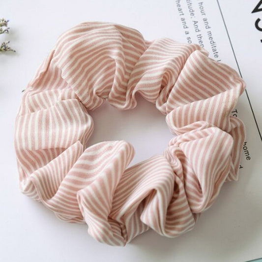 Scrunchie streep - Roze - Medase