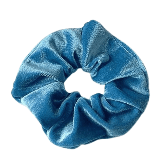 Scrunchie velours - Blauw - Medase