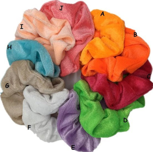 Scrunchies velours - Div kleuren - Medase