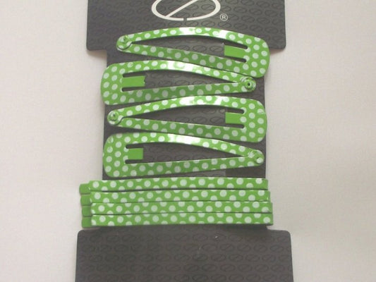 Set haarklipjes/schuifspeldjes dots - Groen - Medase
