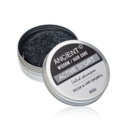 Shampoo Bar Active Sport in blikje - Medase