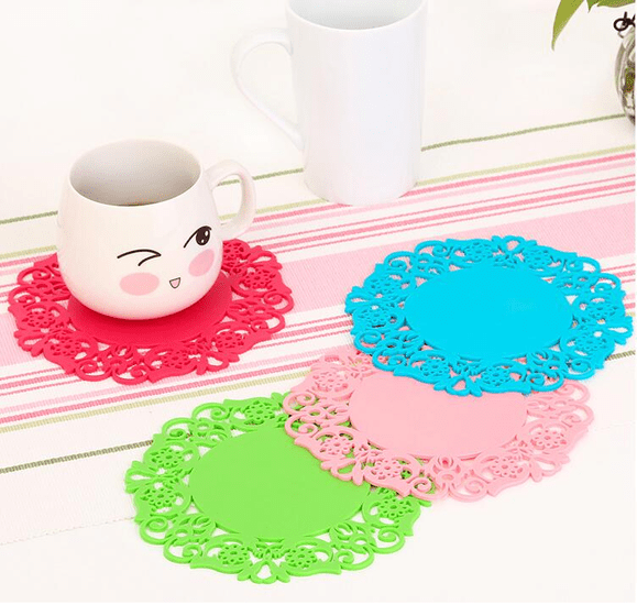 Silicone onderzetter - Groen - Medase