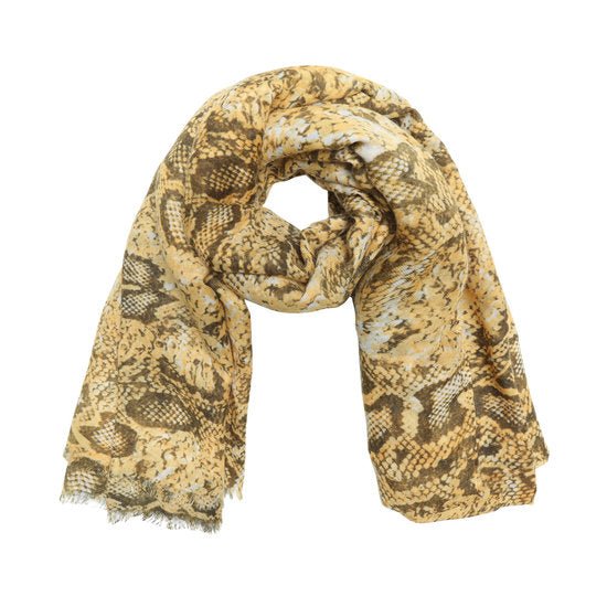 Sjaal dessert snake - Oker geel - Medase