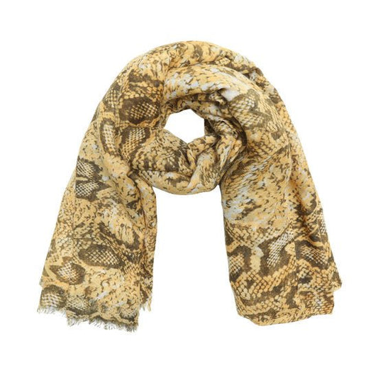 Sjaal dessert snake - Oker geel - Medase