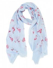 Sjaal flamingo - Blauw - Medase